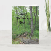 Carte Fête des pères joyeuse de Rustic Woods (Devant)