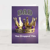 Carte Fête des pères King (Devant)