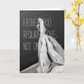 Carte fête des pères, La paternité est plus (Fleur jaune)