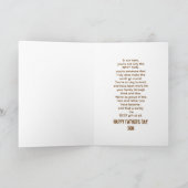 CARTE FÊTE DES PÈRES - LE MEILLEUR FILS DU MONDE (MONDE (Intérieur)