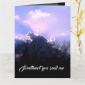 carte FÊTE DES PÈRES LUNE ENCHANTÉE (Fleur jaune)