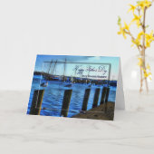 Carte Fête des pères - Mari (Fleur jaune)