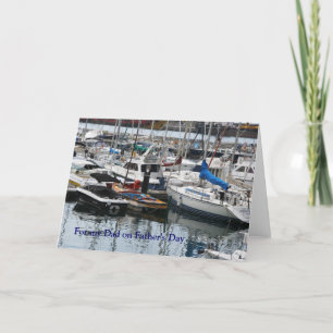 Carte Fête des pères - marina de Funchal, Madère