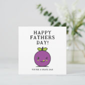 Carte Fête des pères mignonne | Votre carte de pèr (Debout devant)