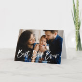 Carte Fête des pères moderne du scénario de brosse du me (Devant)