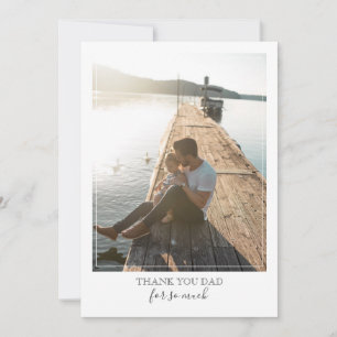 Carte Fête des pères moderne et élégante