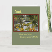 CARTE FÊTE DES PÈRES "MOMENT ZEN" (Devant)