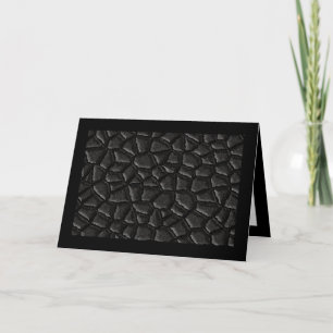 Carte Fête des pères Motif à l'échelle de Dragon Noir