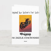 carte Fête des pères moto (Dos)