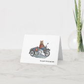 Carte Fête des Pères Moto Side-car (Devant)