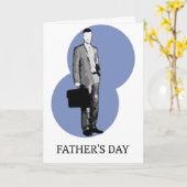 Carte Fête des pères obligatoire (Fleur jaune)