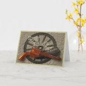 Carte Fête des pères occidentale sauvage de ~ (Fleur jaune)