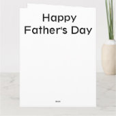 Carte Fête des pères papa BBQ grillmaster (Dos)