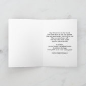 Carte Fête des pères, parrain, oiseau humoristique (Intérieur)