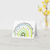 Carte fête des pères - Père spécial (Fleur jaune)