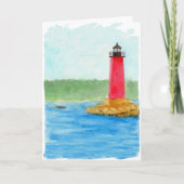 Carte Fête des pères phare (Devant)