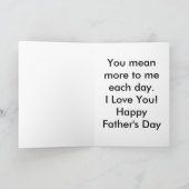 Carte Fête des pères phare (grande impression) (Intérieur)