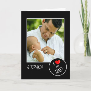 Carte Fête des Pères, Photo personnalisée – Sur mesure