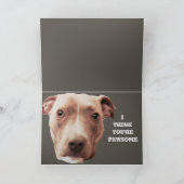 CARTE FÊTE DES PÈRES PIT BULL  (Intérieur)