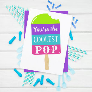 Carte Fête des pères Pop Coolest