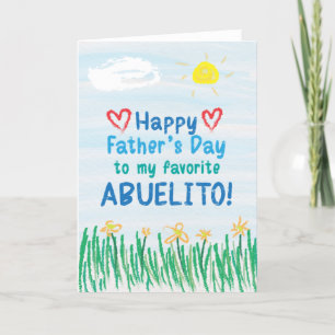Carte fête des pères pour Abuelito