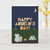 Carte fête des pères pour Abuelo (Fleur jaune)