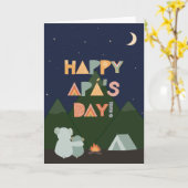 Carte fête des pères pour Apá (Fleur jaune)