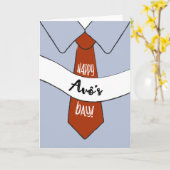 Carte fête des pères pour Avô (Fleur jaune)