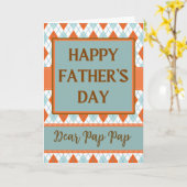 Carte Fête des pères pour la conception de Jacquard de d (Fleur jaune)