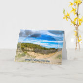 CARTE FÊTE DES PÈRES - POUR LE FILS - IMAGE DE (Fleur jaune)