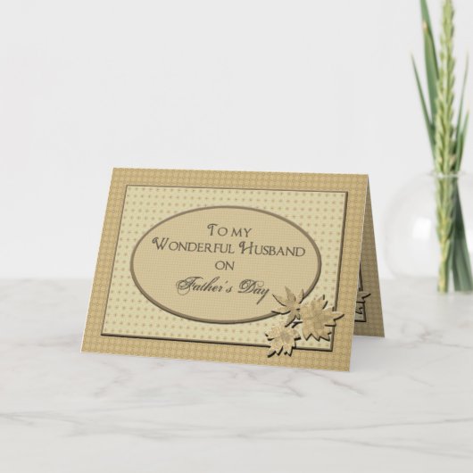 Carte Fête des pères - Pour le MARI (Devant)