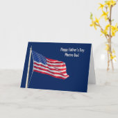 Carte fête des pères pour Marine Papa (Fleur jaune)