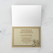 Carte Fête des pères - pour notre fils (Intérieur)