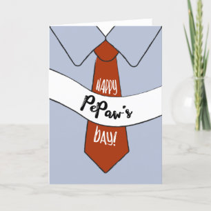 Carte fête des pères pour PePaw