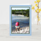 Carte fête des pères pour photographe (Fleur jaune)