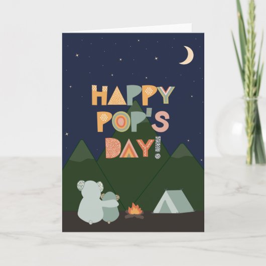 Carte fête des pères pour Pop (Devant)
