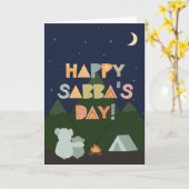 Carte fête des pères pour Sabba (Fleur jaune)