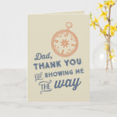 Carte Fête des pères profonde réfléchie (Fleur jaune)