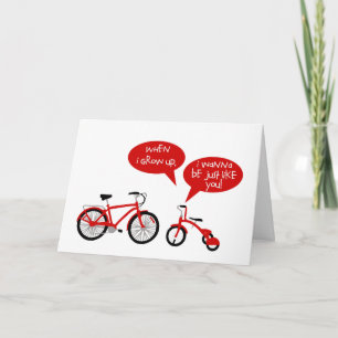 Carte fête des pères Quand je serai grand