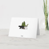 Carte Fête des pères Rustic Country Mountain Bears (Dos)