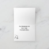 Carte Fête des pères sans père - Pêche (Intérieur)