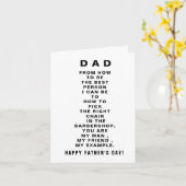 Carte Fête des pères simple (Fleur jaune)