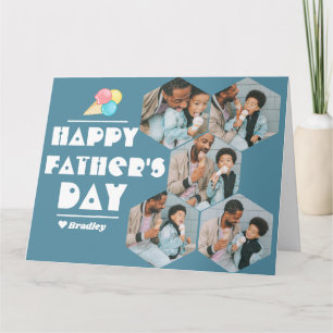 Carte Fête des pères simple et élégante Sweet Photo Coll