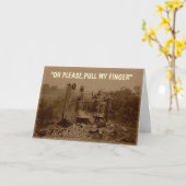 Carte Fête des pères stupide (Fleur jaune)