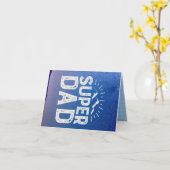 Carte Fête des pères Super Papa (Fleur jaune)