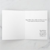 Carte Fête des pères Tabby Argent (Intérieur)