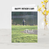 Carte Fête des Pères Télécharger la photo de pêche (Fleur jaune)