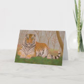 Carte Fête des pères Tiger (Devant)