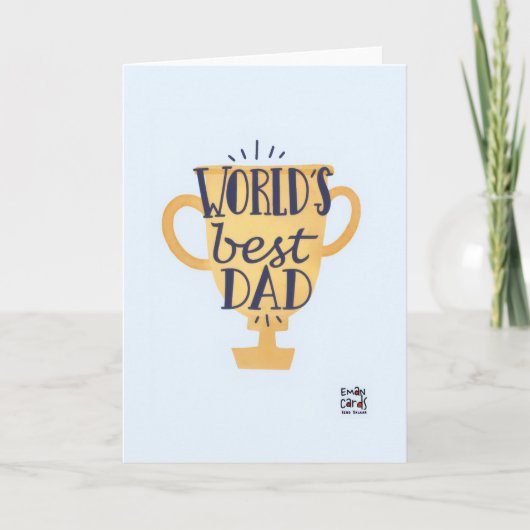 Carte Fête des Pères - Trophée (Devant)
