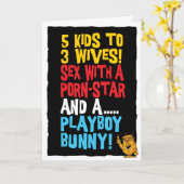 Carte Fête des pères... Trump (Fleur jaune)